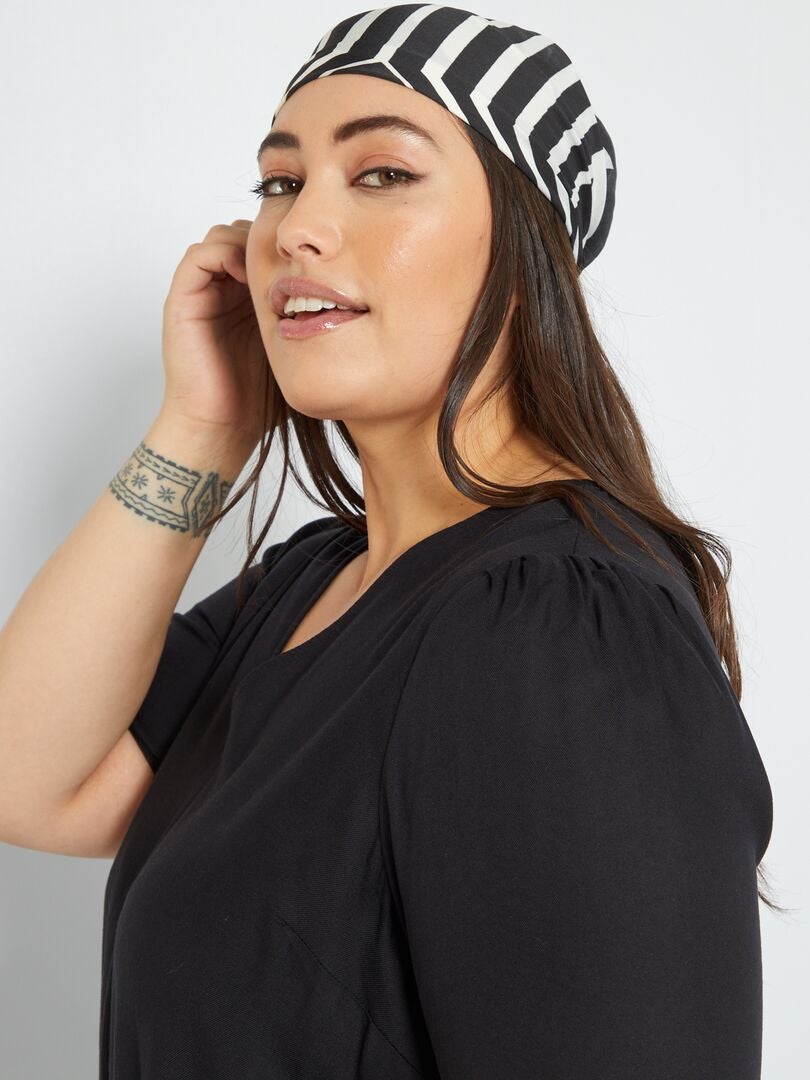 Robe courte noir - Kiabi