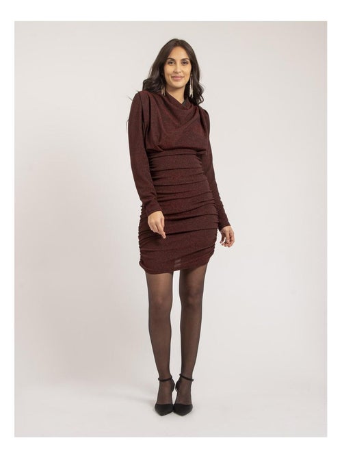 Robe courte paillettes IVOLIE - Kiabi