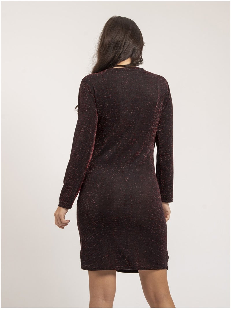 Robe courte paillettes IZUMI Rouge - Kiabi