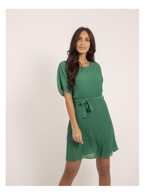 Robe courte plissée IWILD - Kiabi