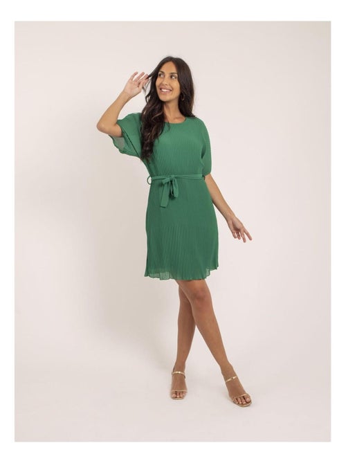 Robe courte plissée IWILD - Kiabi