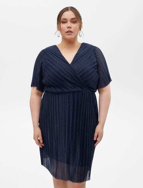 Robe courte plissée 'Vero Moda Curve' - Kiabi