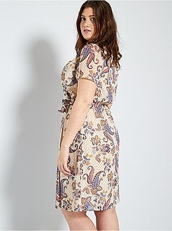 Robe courte portefeuille - Kiabi