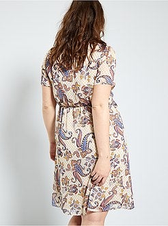 Robe courte portefeuille - Kiabi