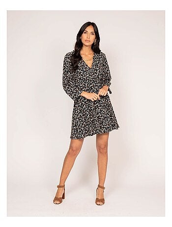 Robe courte portefeuille motifs INEO