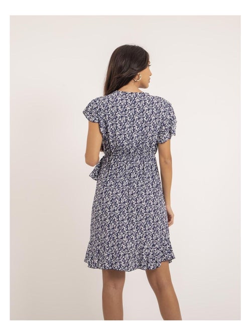 Robe courte portefeuille motifs INEZA - Kiabi