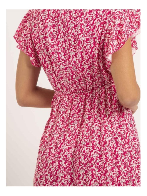 Robe courte portefeuille motifs INEZA - Kiabi