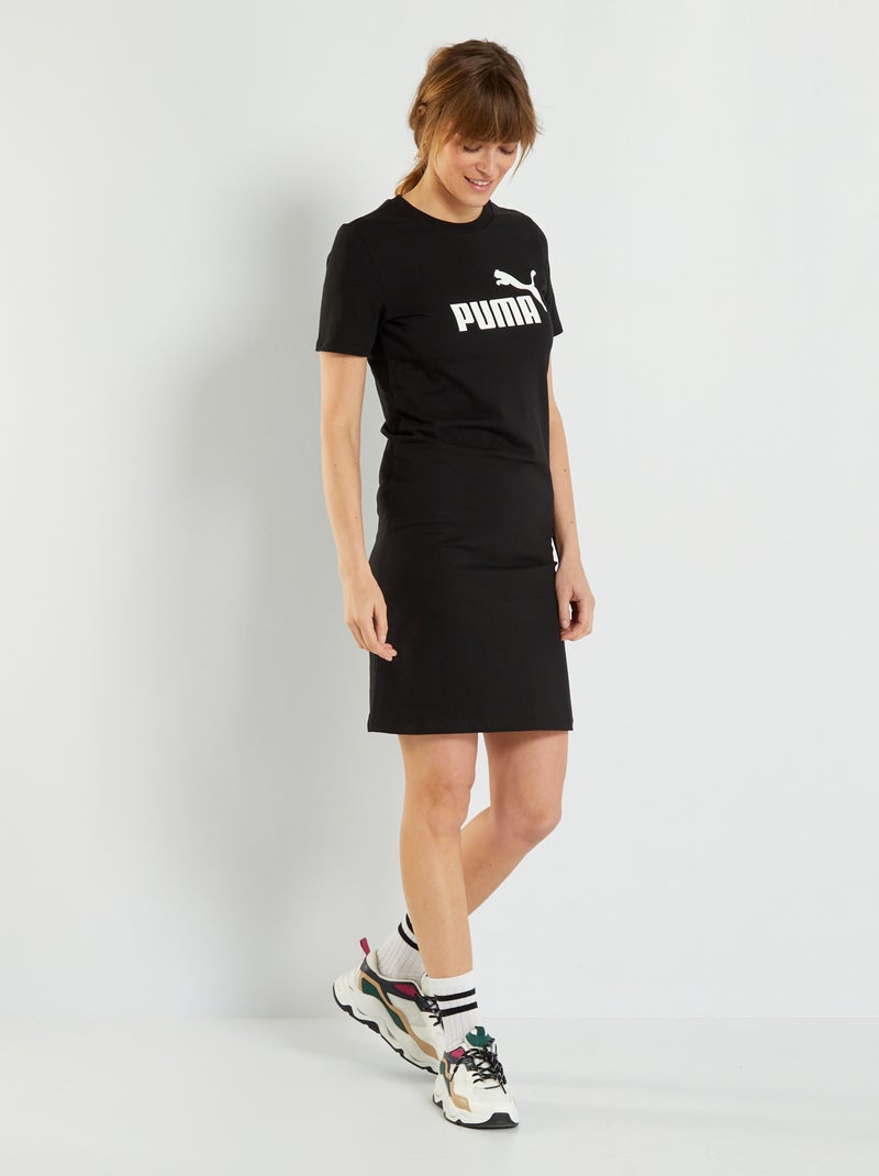 Robe courte 'Puma' Noir - Kiabi