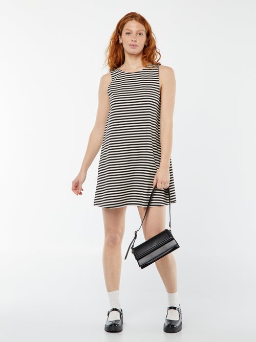 Robe courte sans manches - Kiabi