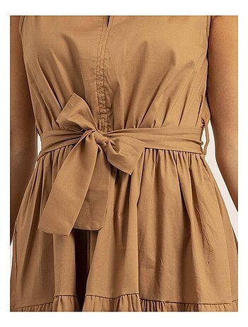 Robe courte sans manches ISOLINA