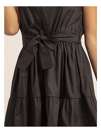 Robe courte sans manches ISOLINA