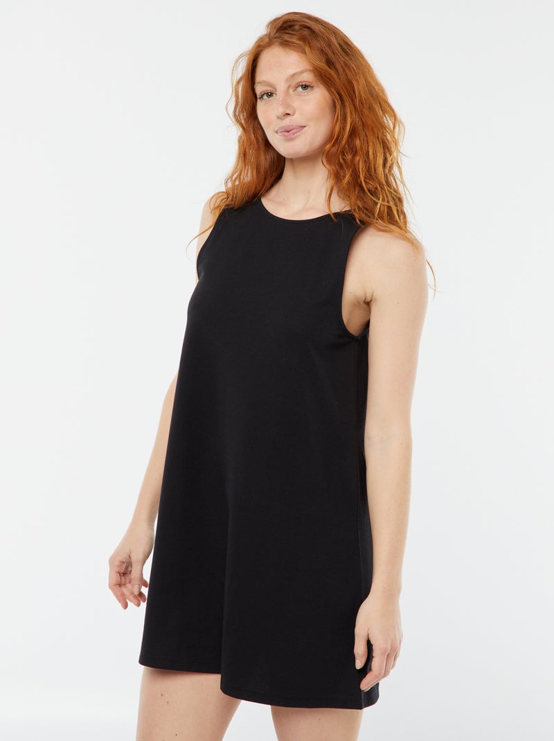 Robe Noire Bébé Fille - Manche Courte/Sans Manches - Pour Cérémonie, Baptême, Noël - Taille 18 Mois à 12 Ans
