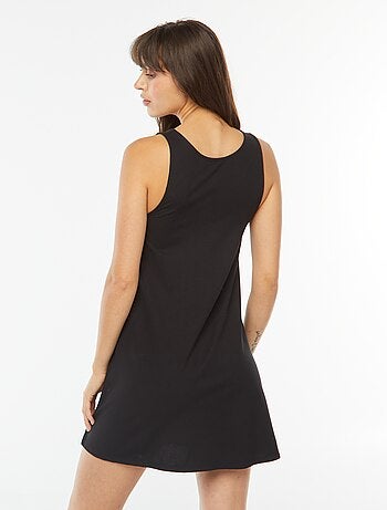Robe courte sans manches réversible