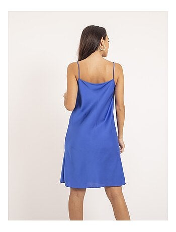 Robe courte satin IDALIA
