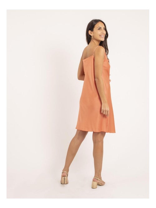 Robe courte satin IDALIA - Kiabi