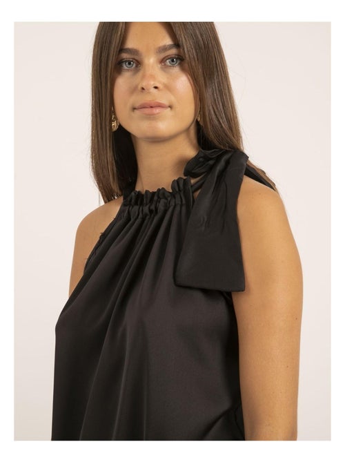 Robe courte satin IMUNE - Kiabi