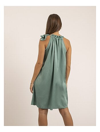 Robe courte satin IMUNE
