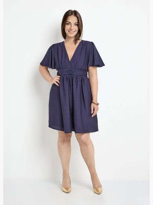Robe courte taille empire, manches kimono - AFIBEL - Kiabi Robe courte taille empire, manches kimono - AFIBEL - Kiabi