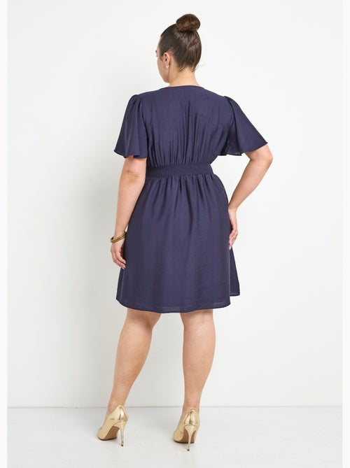 Robe courte taille empire, manches kimono - AFIBEL - Kiabi Robe courte taille empire, manches kimono - AFIBEL - Kiabi
