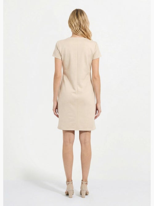Robe courte tissu suédé velouté - Afibel - Kiabi