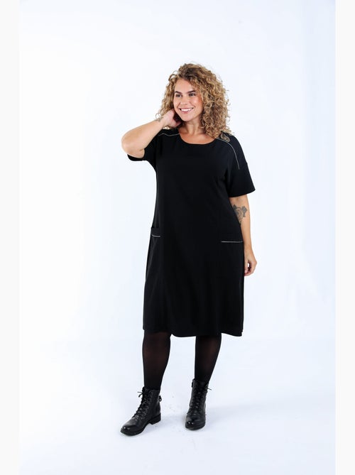 Robe courte unie PAPRIKA - Kiabi