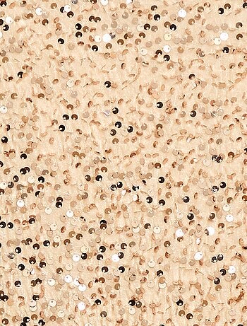 Robe courte velours avec sequins