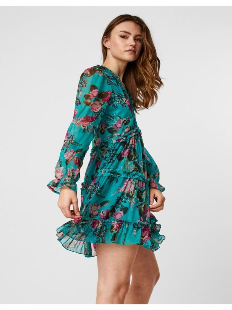 Robe courte Vero Moda Bleu - Kiabi
