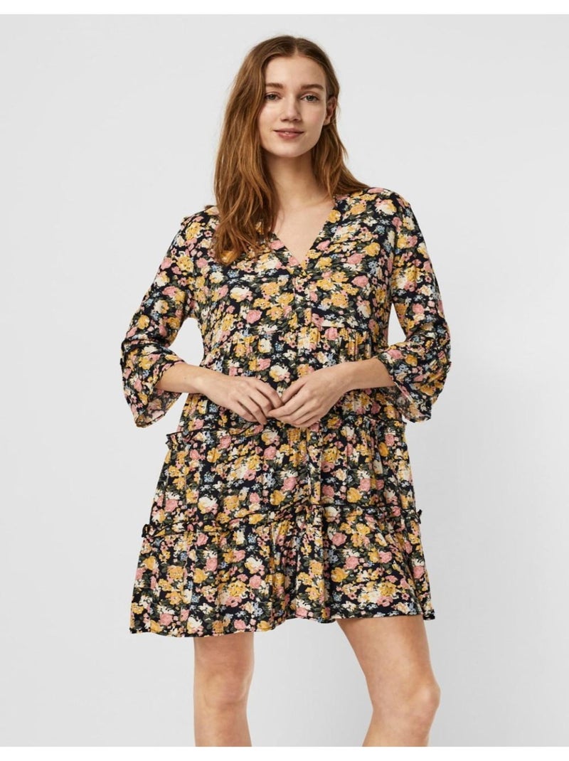 Robe courte Vero Moda Bleu marine - Kiabi