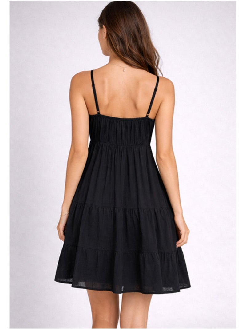 Robe courte Vero Moda Noir Noir - Kiabi