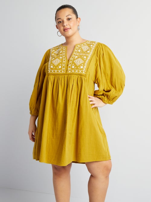 Robe courtes manches 3/4 - Kiabi