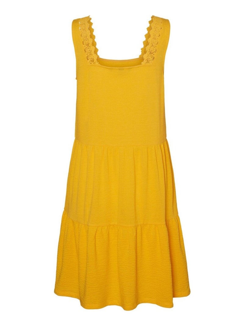 Robe courtes Vero Moda Jaune - Kiabi