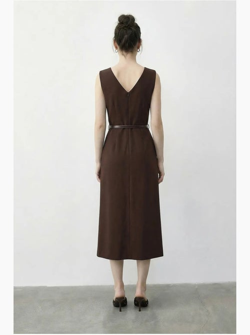 Robe crayon midi ceinturée à encolure bateau lucci - Kiabi Robe crayon midi ceinturée à encolure bateau lucci - Kiabi