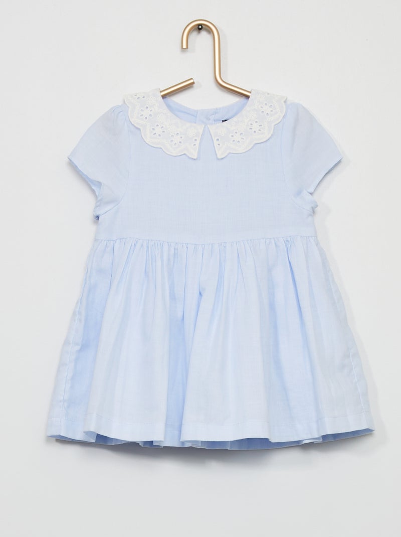 Robe + culotte bleu - Kiabi