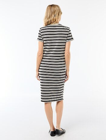 Robe d'allaitement en maille crochet