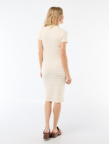 Robe d'allaitement en maille crochet