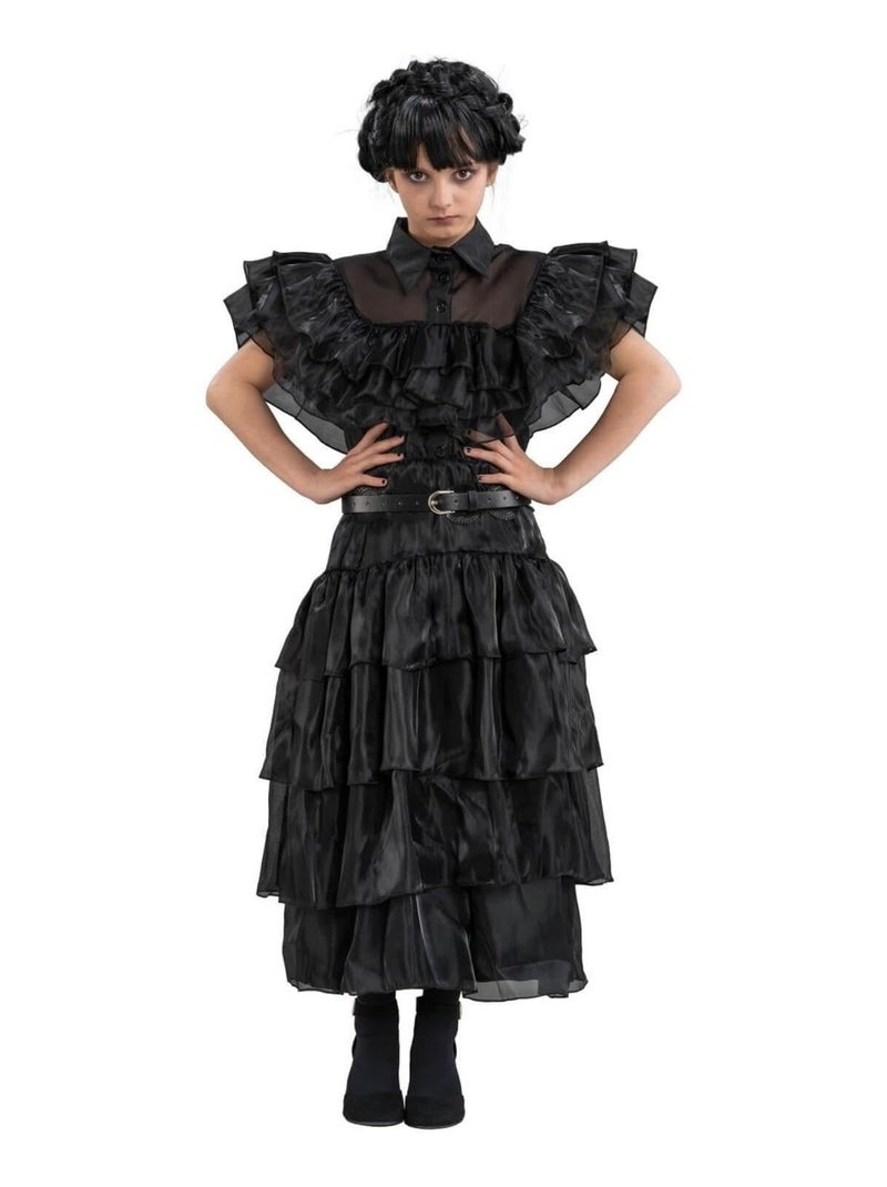 Robe de bal noire Mercredi Addams 152 cm Noir - Kiabi