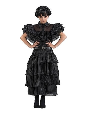 Robe de bal noire Mercredi Addams