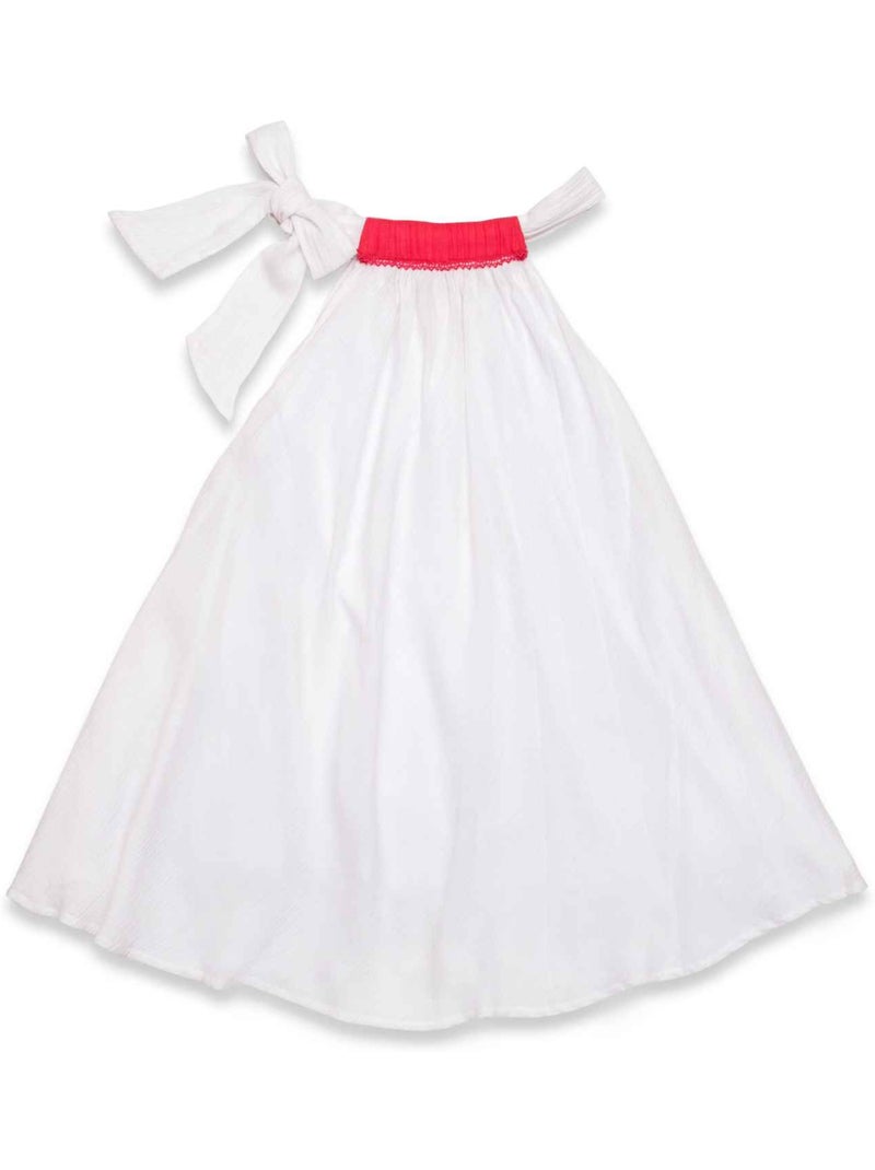 Robe de Cérémonie  Ample  à Col   ALIZEE - La Faute à Voltaire Blanc - Kiabi