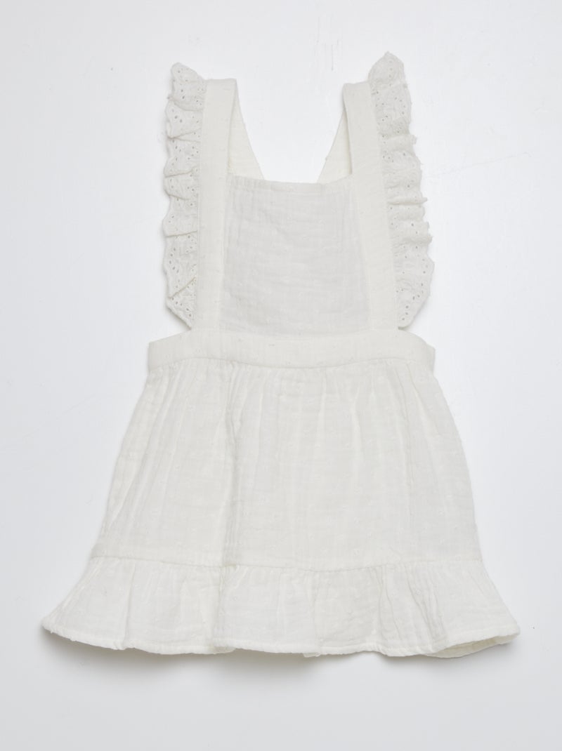 Robe de cérémonie blanc - Kiabi