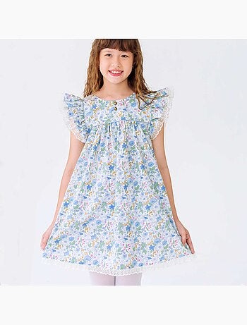 Robe de Cérémonie Bohème Fleurie APPOLINE - La Faute à Voltaire