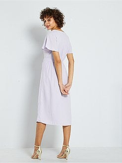 Robe de cérémonie boutonnée - Kiabi