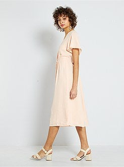 Robe de cérémonie boutonnée - Kiabi