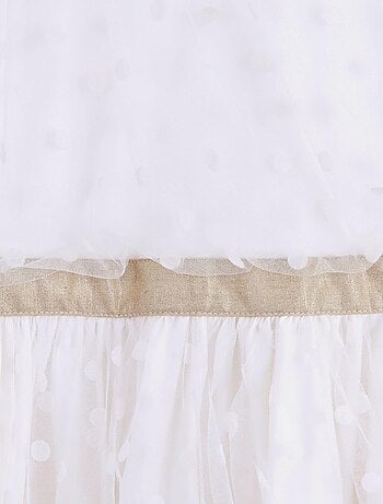 Robe de Cérémonie en Tulle et Lin HEPBURN - La Faute à Voltaire