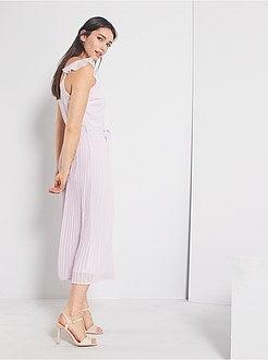 Robe de cérémonie plissée - Kiabi
