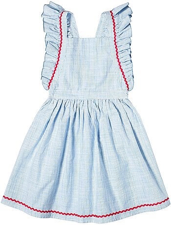 Robe de Cérémonie Rayures à Volants LILI - La Faute à Voltaire