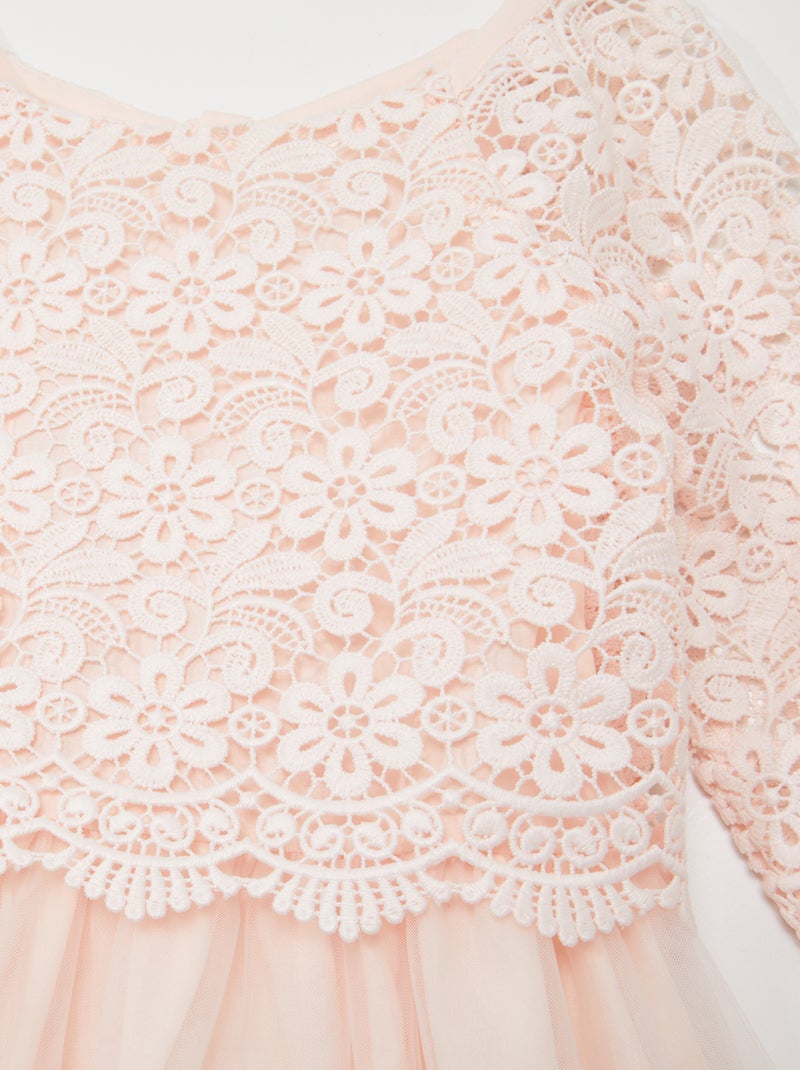 Robe de cérémonie Rose - Kiabi