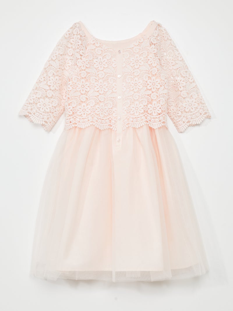 Robe de cérémonie Rose - Kiabi