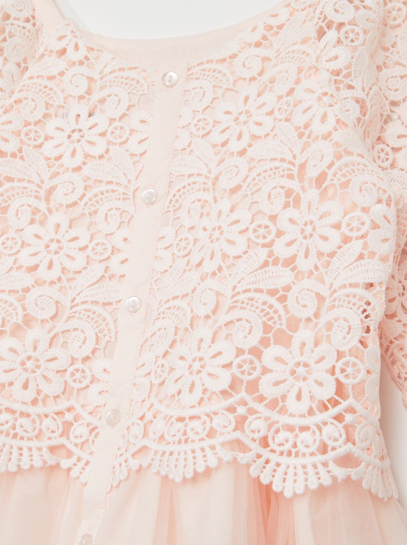 Robe de cérémonie Rose - Kiabi