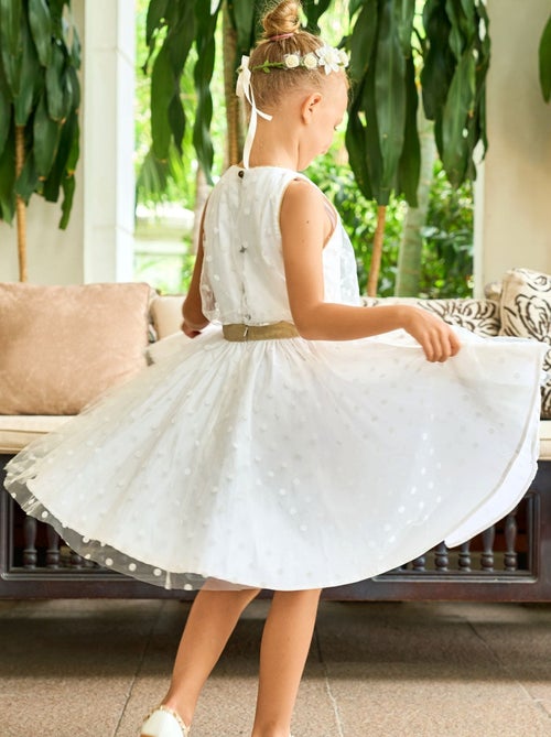 Robe de Cérémonie   Tulle  Lin   HEPBURN - La Faute à Voltaire - Kiabi