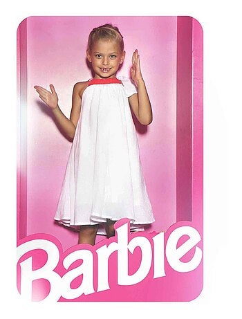 Robe de Cérémonie Voile de Coton Col angé ALIZEE - La Faute à Voltaire